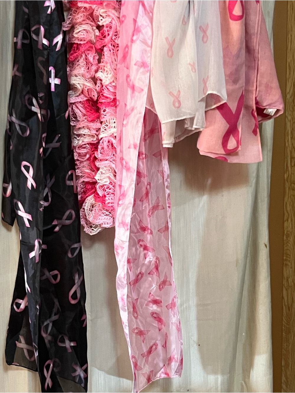 Pink Ribbon Awareness Scarves Bundle - Picture 2 of 8